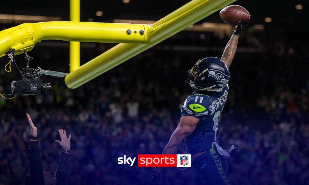 Jaxon Smith-Njigba Penalized for Crossbar Dunk After Touchdown