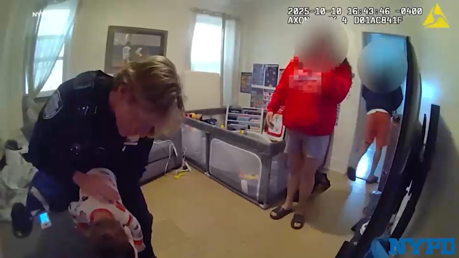 NYPD Officers Save Choking Baby in Heroic Rescue—Video Released